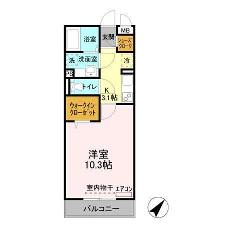 五井駅 徒歩8分 3階の物件間取画像